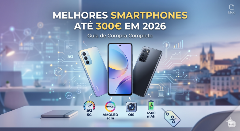 Melhores smartphones até 300€ em 2026