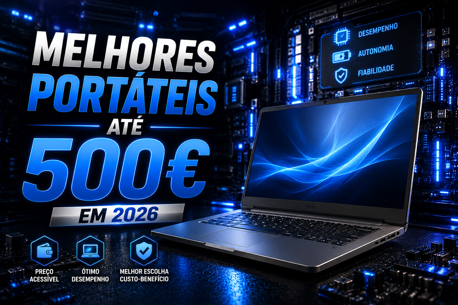 Melhores Portáteis Até 500€ em 2026