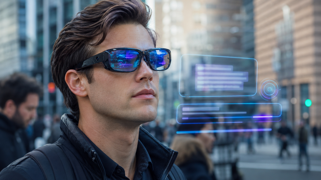 óculos inteligentes com IA para tradução em tempo real